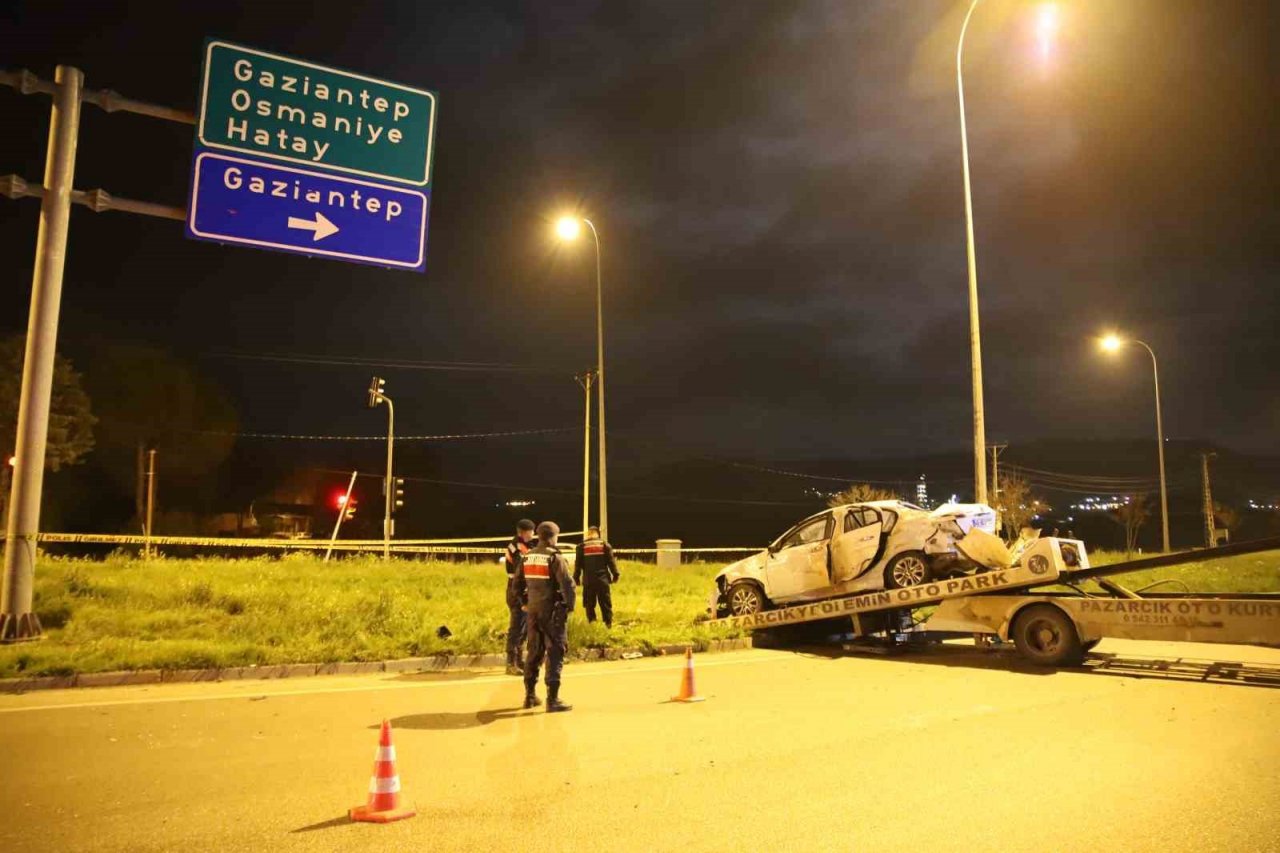 Kahramanmaraş’ta tır ile otomobil çarpıştı: 1 ölü, 3 yaralı