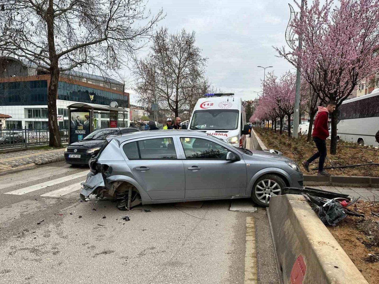 Kastamonu’da 3 araç çarpıştı: 1 yaralı