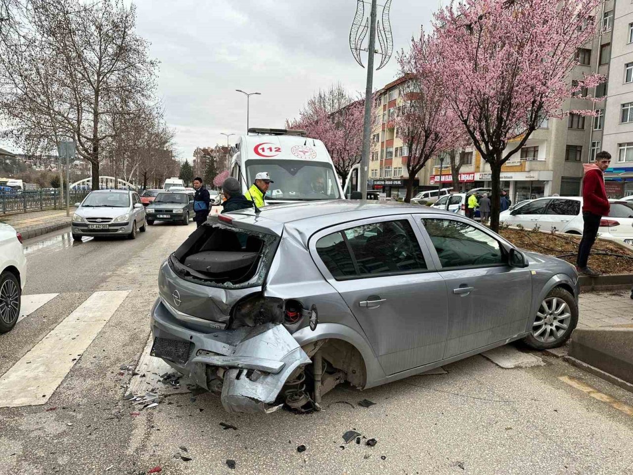 Kastamonu’da 3 araç çarpıştı: 1 yaralı