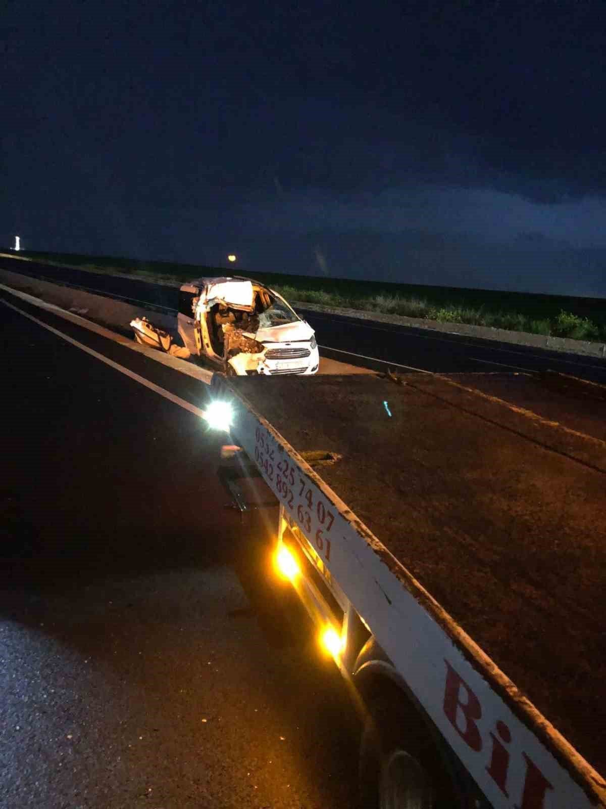 Nusaybin’de trafik kazası: 1 ölü, 3 yaralı