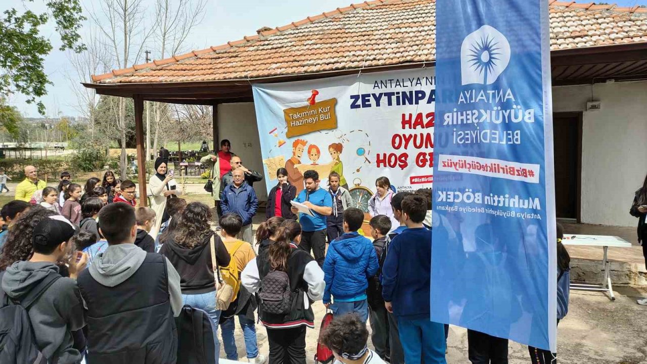 Zeytinpark’ta gençler için ‘hazine’ oyunu düzenlendi