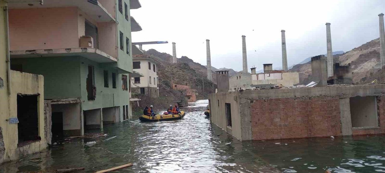 Gönüllüler sokak hayvanları için Yusufeli’nde