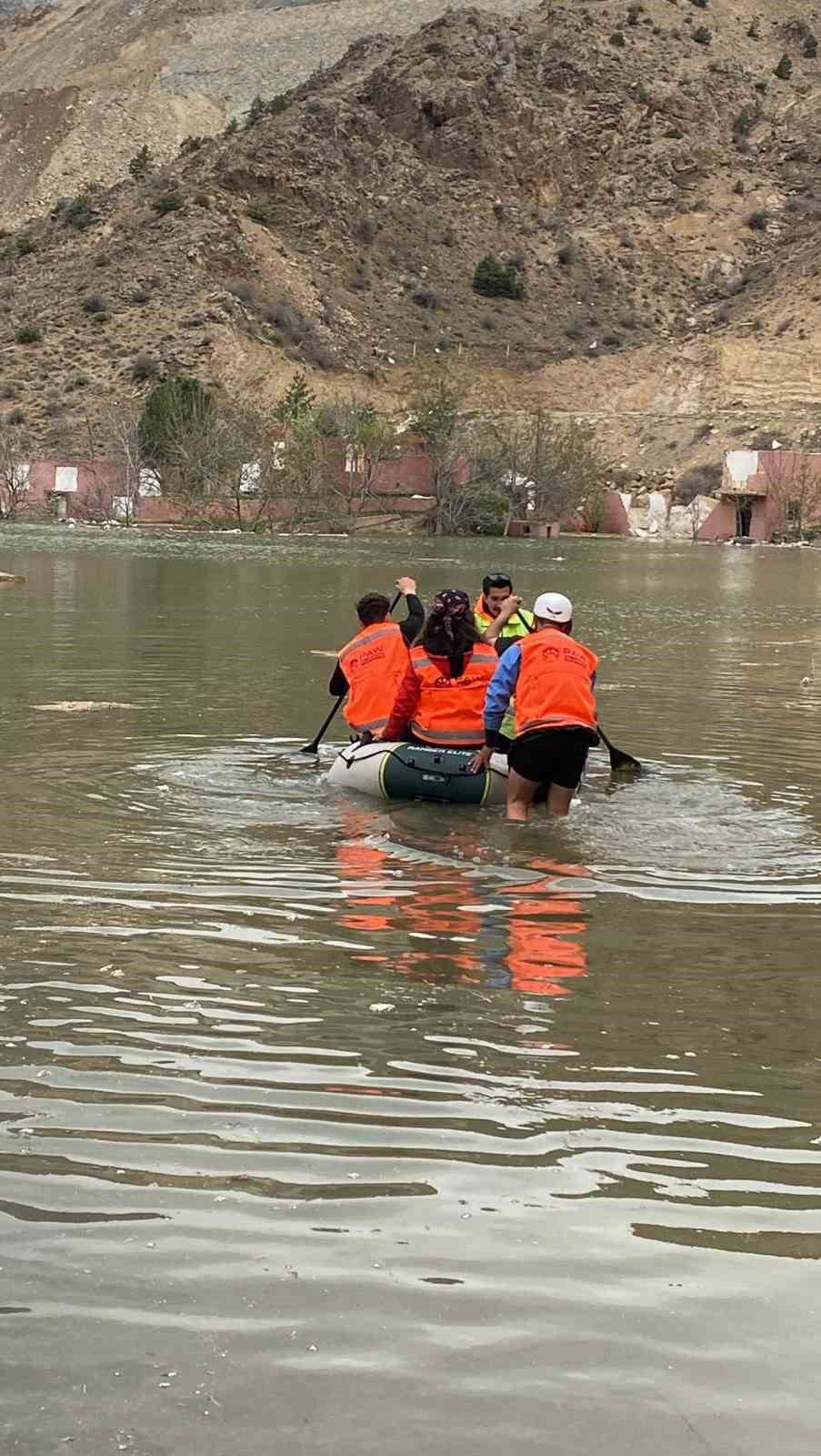 Gönüllüler sokak hayvanları için Yusufeli’nde