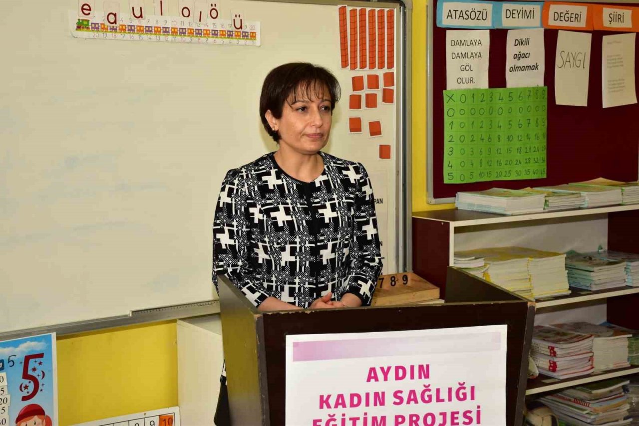 Aydın’da kadınlar ’Kadın Sağlığı Eğitim Projesi’ çerçevesinde bilgilendirildi