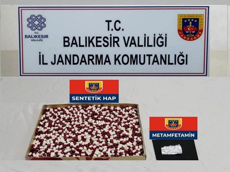 Balıkesir’de jandarmadan uyuşturucu operasyonu