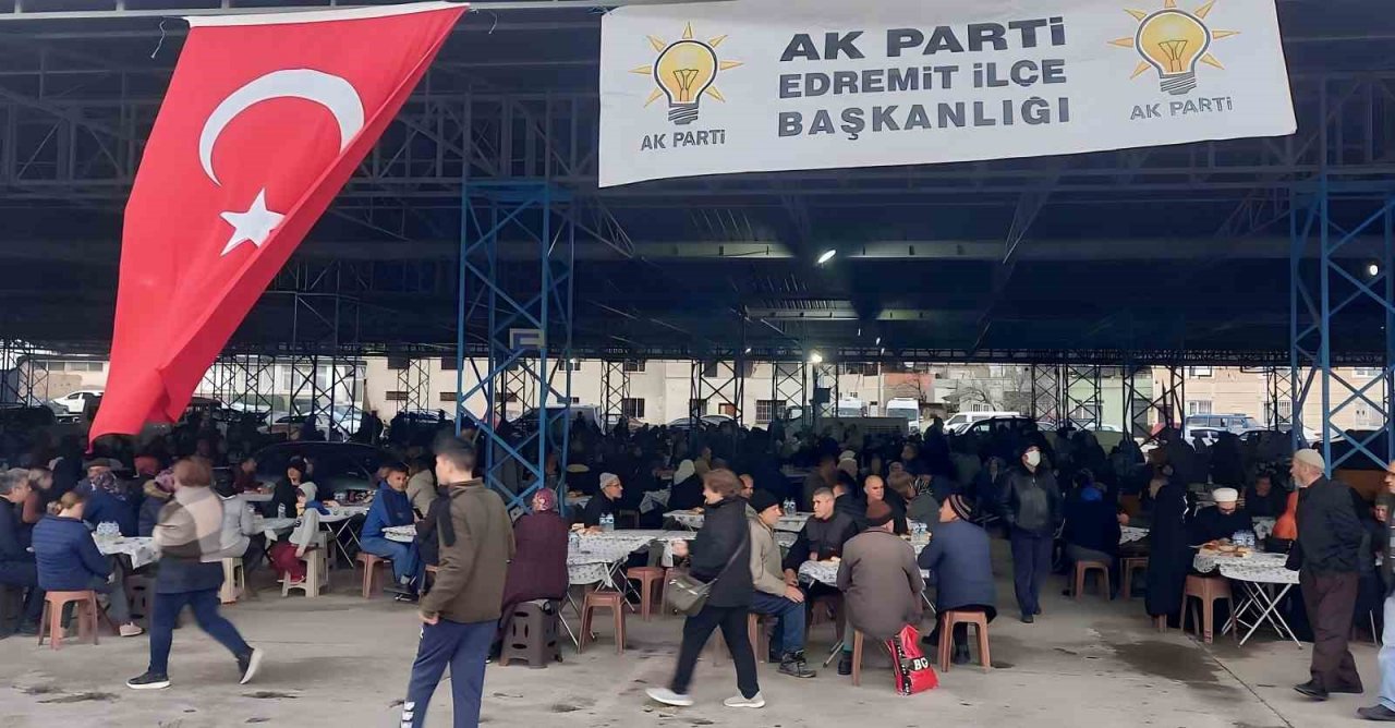 Edremit’te “Birlik, Beraberlik ve Kardeşlik iftarı”