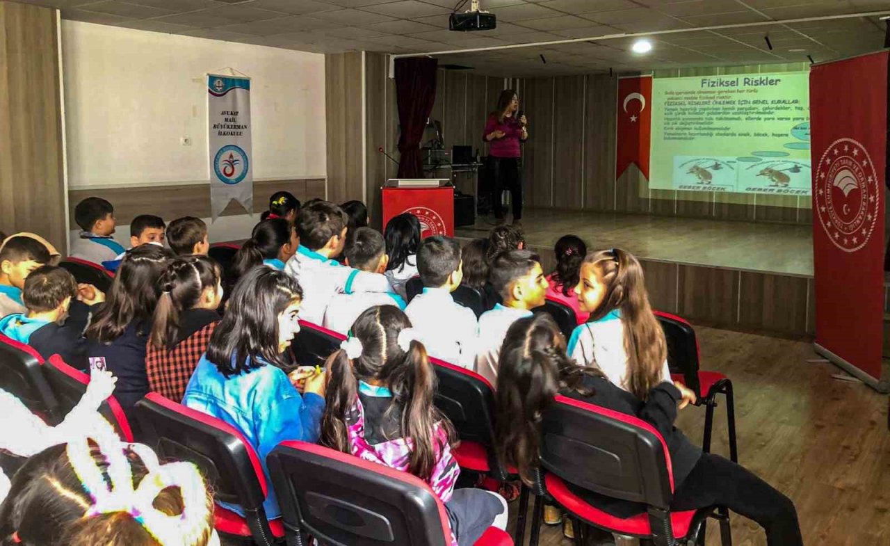 Okullarda gıda güvenliği, gıda kayıpları ve israfı anlatıldı