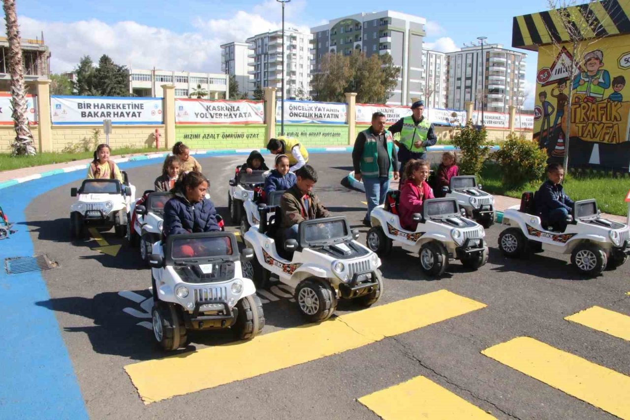 Haliliye’de çocuklara trafik bilincini aşılanıyor