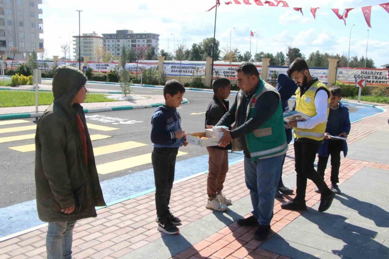 Haliliye’de çocuklara trafik bilincini aşılanıyor