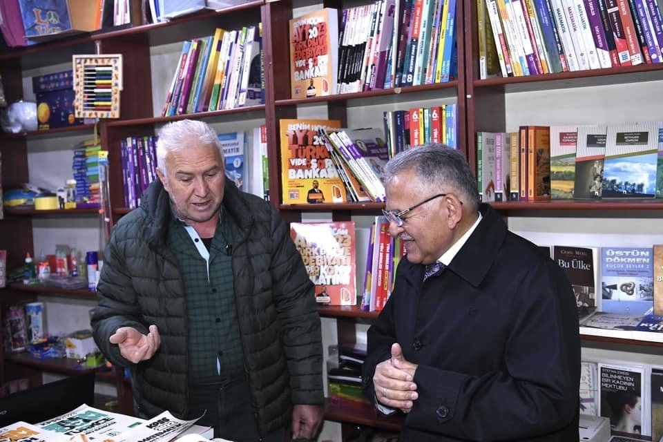 Başkan Büyükkılıç’tan esnaf ziyareti