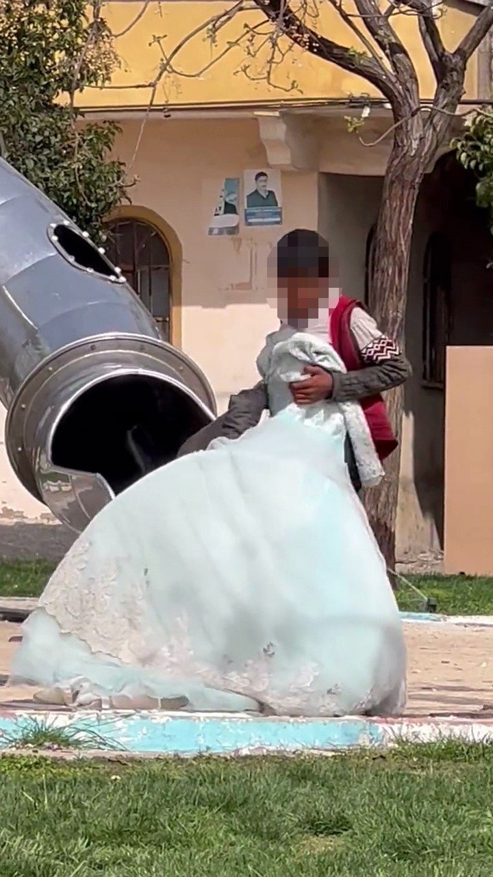 Çocuk gelin görüntüsü olayını polis aydınlattı