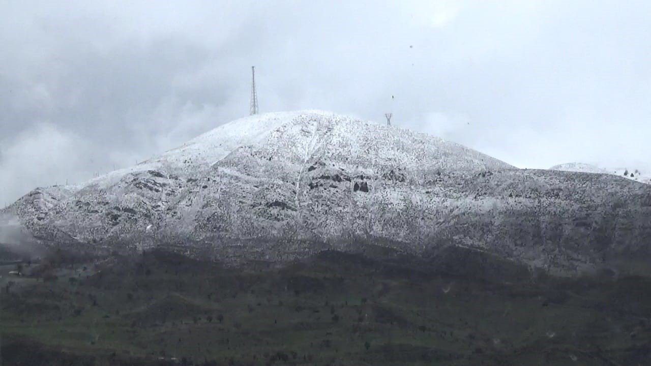 Tunceli’nin yüksek kesimleri beyaza büründü