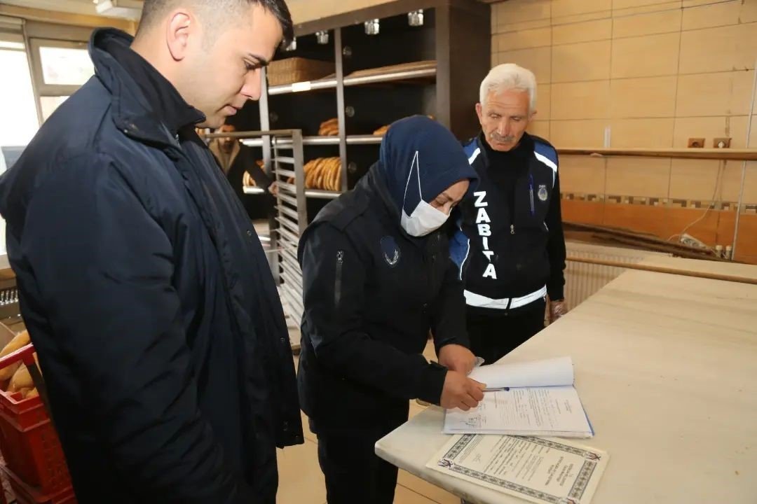 Zabıtadan fırın denetimi