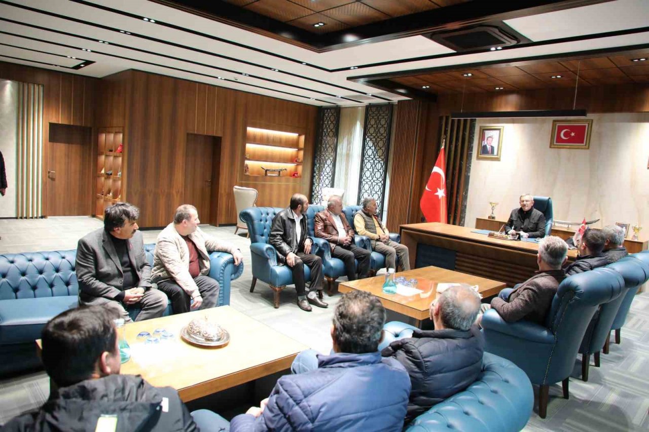 Develi Belediyesi’nden Göksun Belediyesi’ne ‘kardeşlik ziyareti’