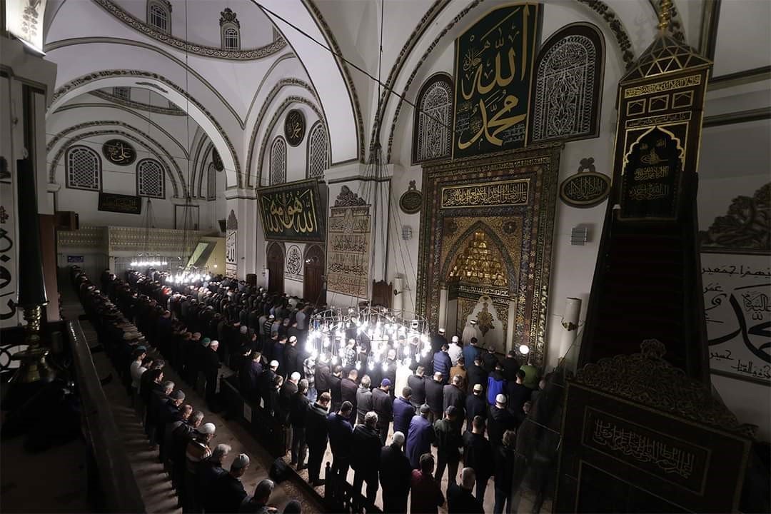 Diyanet İşleri Başkanı Prof. Dr. Ali Erbaş, Bursa Ulu Camii’nde teravih namazı kıldırdı