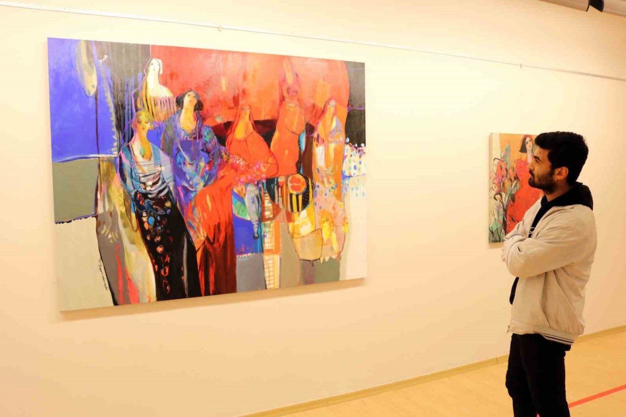 Ressam Güler Genç Erol SANKO Sanat Galerisi’nde sergi açtı