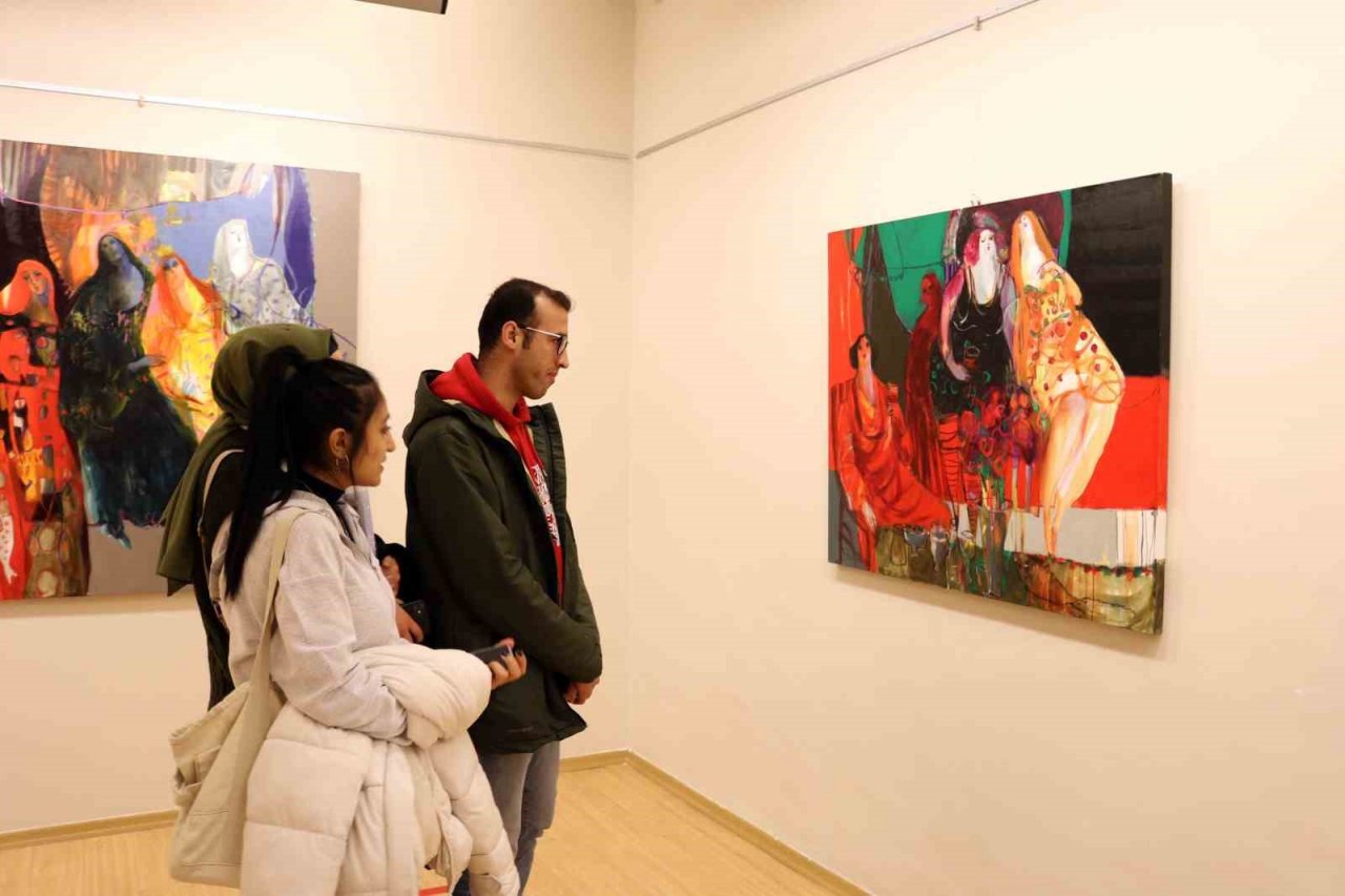 Ressam Güler Genç Erol SANKO Sanat Galerisi’nde sergi açtı