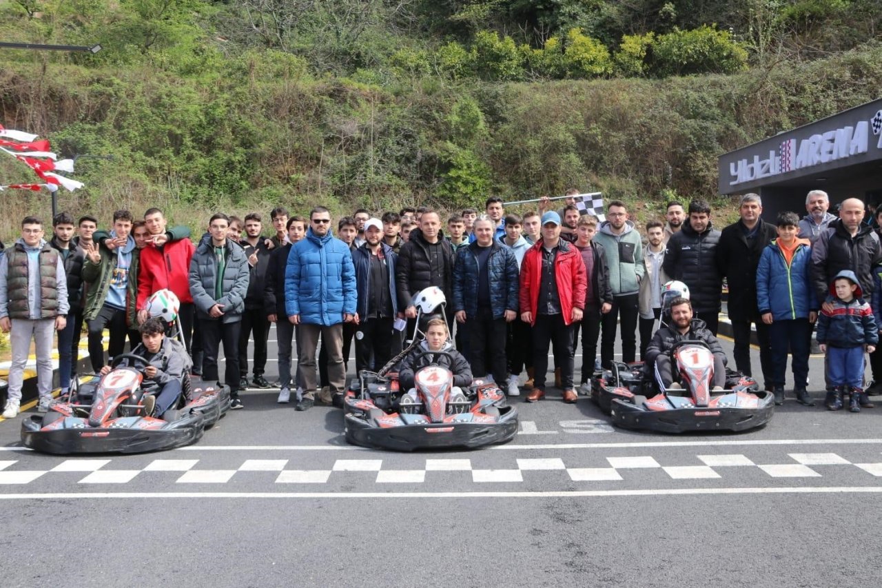 Akçaabat’ta Go-Kart turnuvası nefesleri kesti