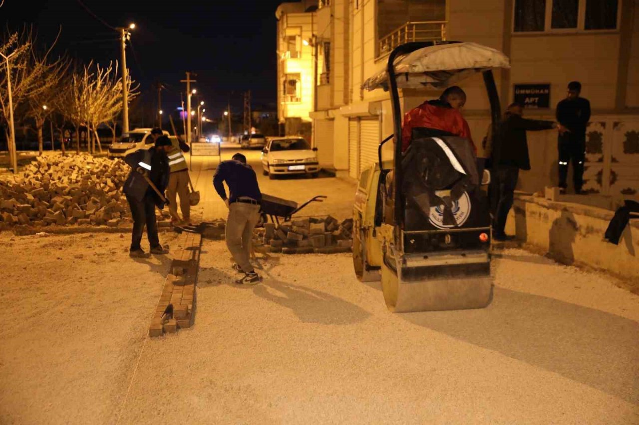 Haliliye’de üstyapı çalışmaları ile yollar daha konforlu