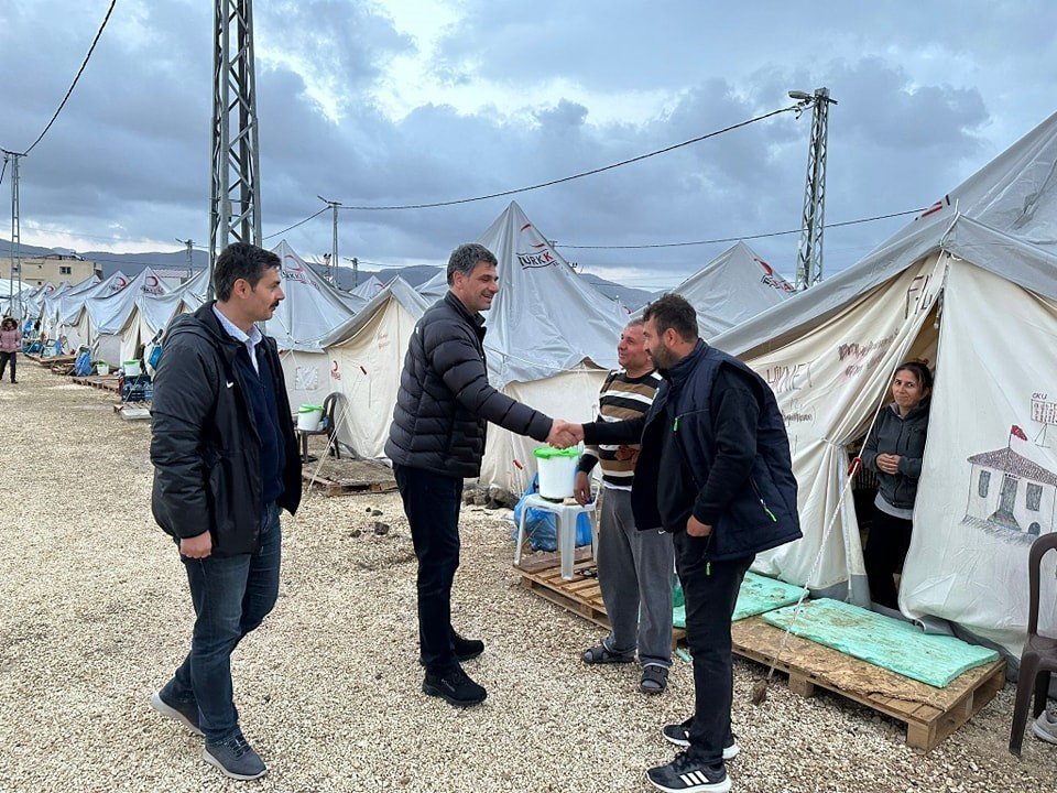 Başkan Kocaman deprem bölgesi Hatay’da