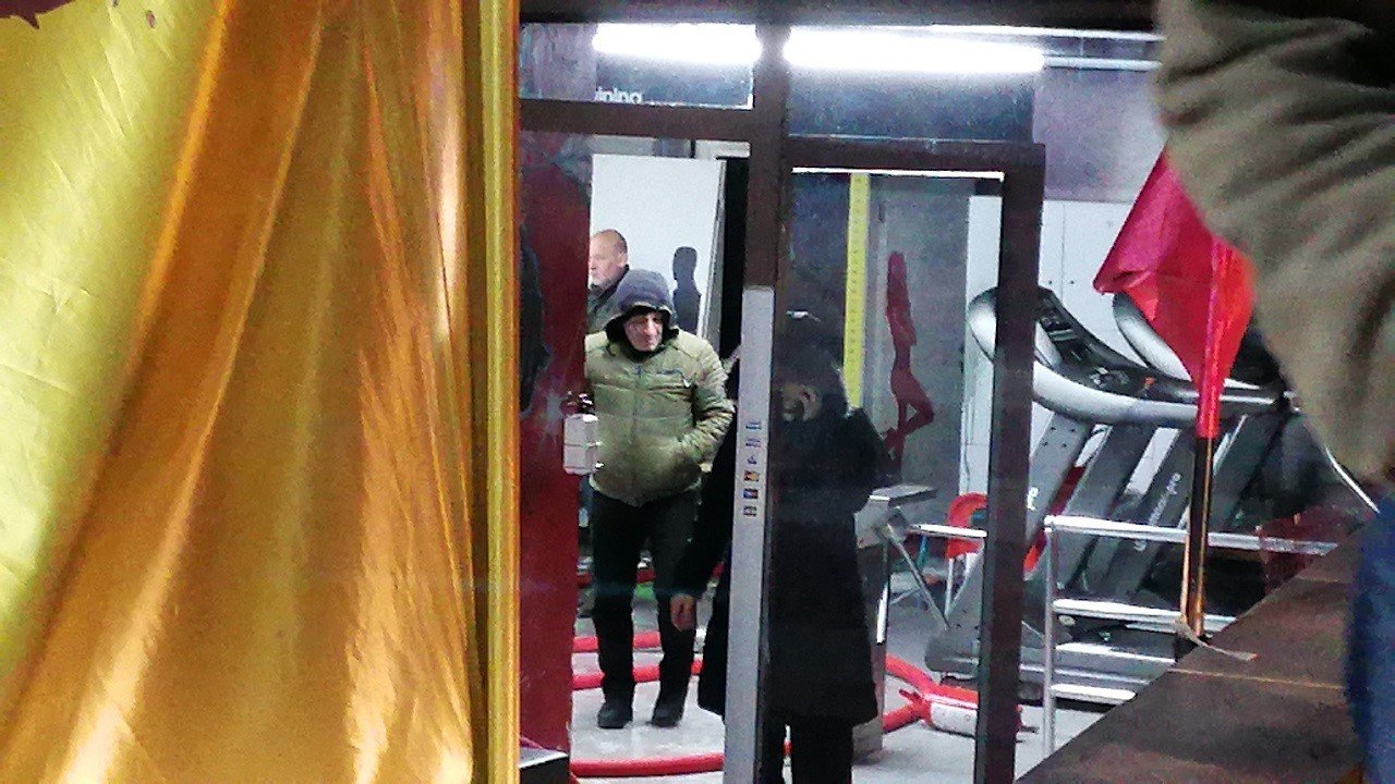 Fitness salonunda çıkan yangın söndürüldü