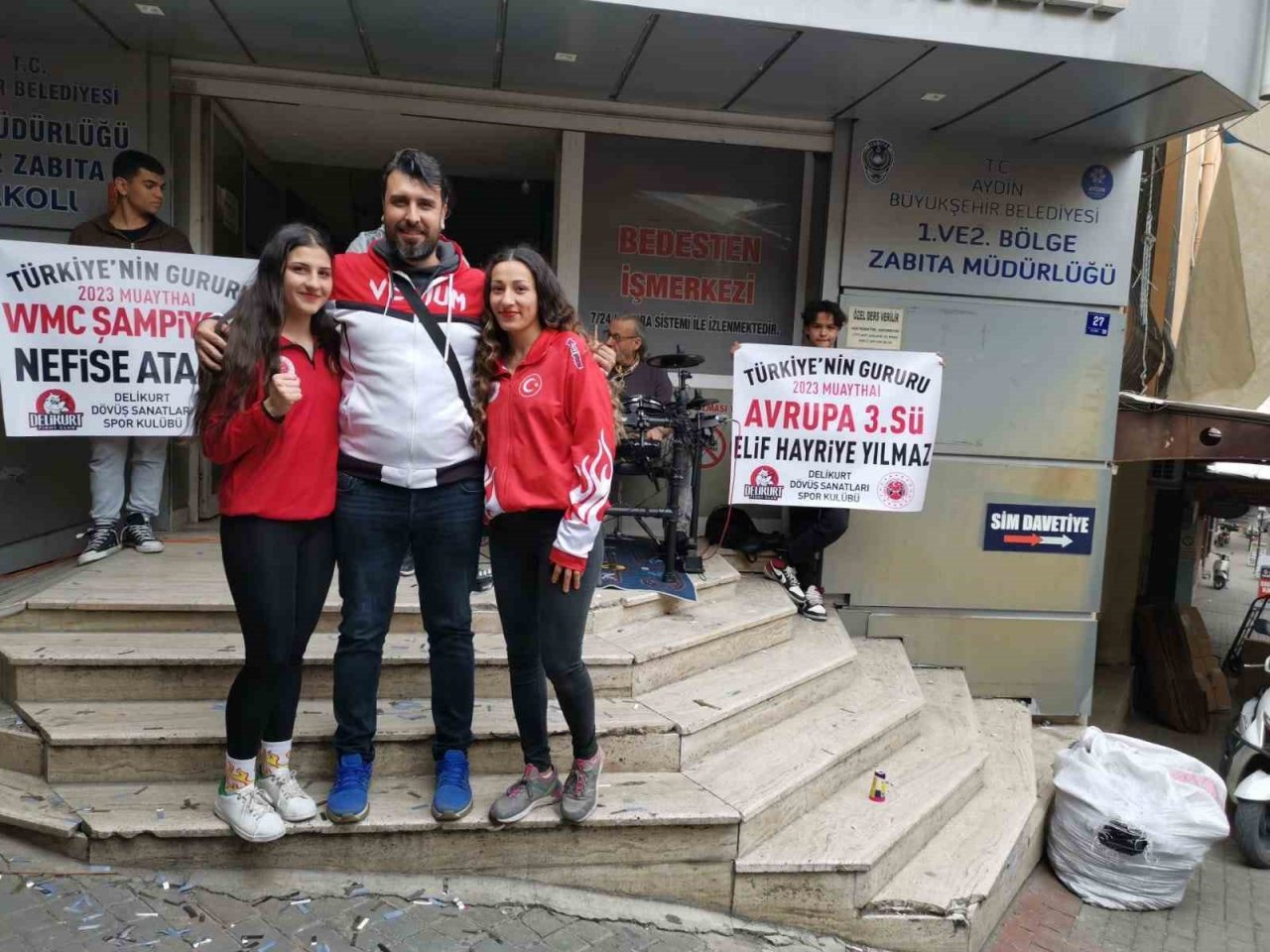 Aydın’da başarılı sporcular coşkuyla karşılandı