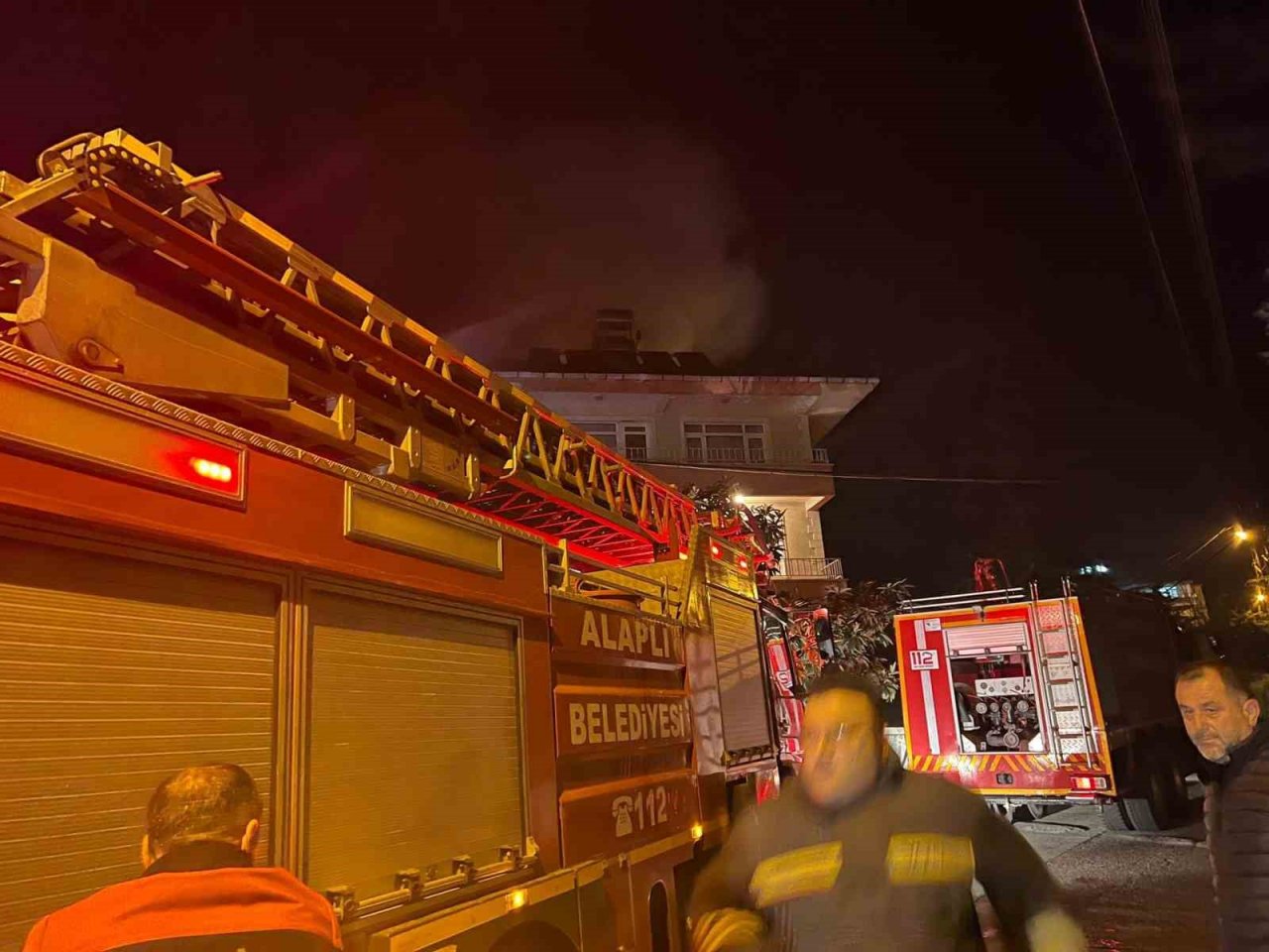 Alaplı’da baca yangını korkuttu