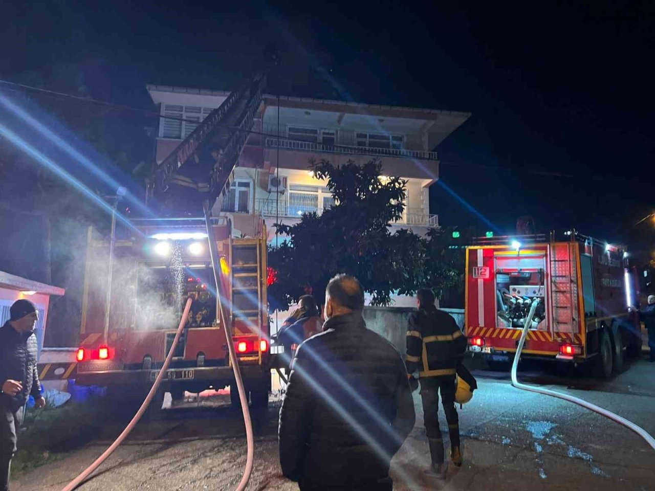 Alaplı’da baca yangını korkuttu
