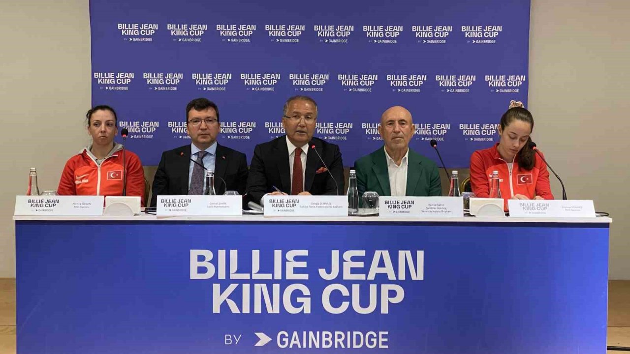 Billie Jean King Cup basın toplantısı gerçekleşti