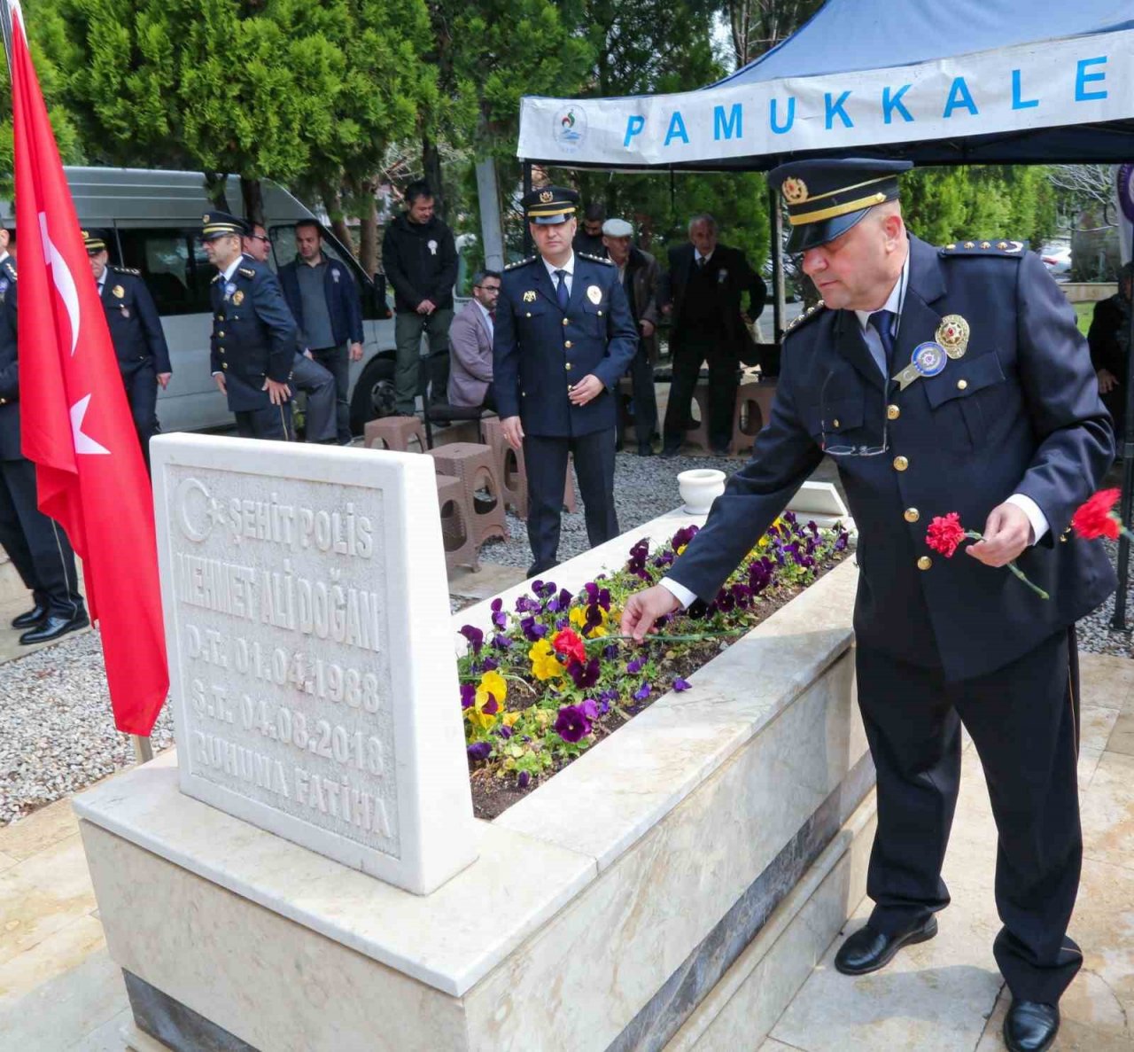 Türk Polis Teşkilatının 178. yaşında şehitler unutulmadı