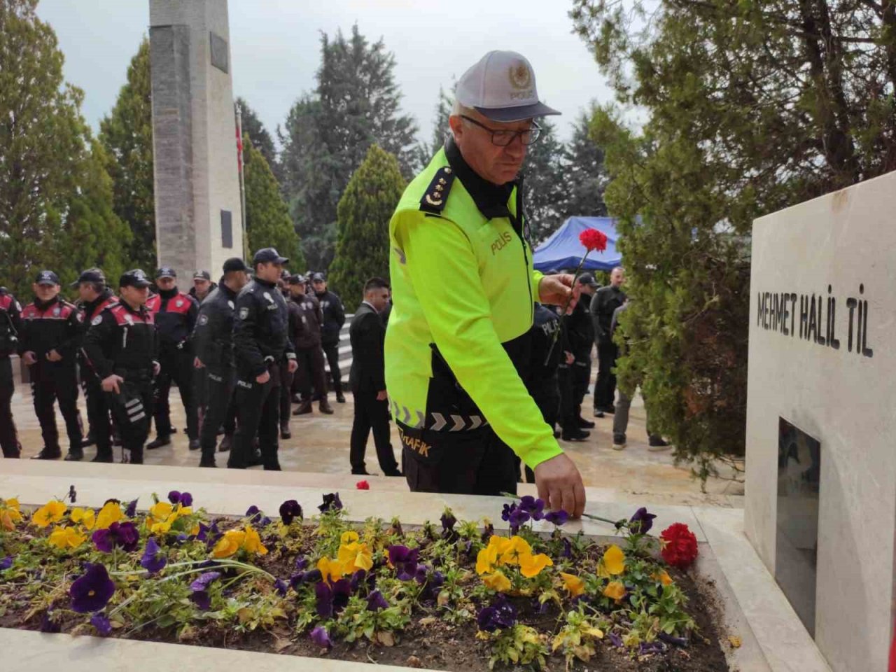 Türk Polis Teşkilatının 178. yaşında şehitler unutulmadı