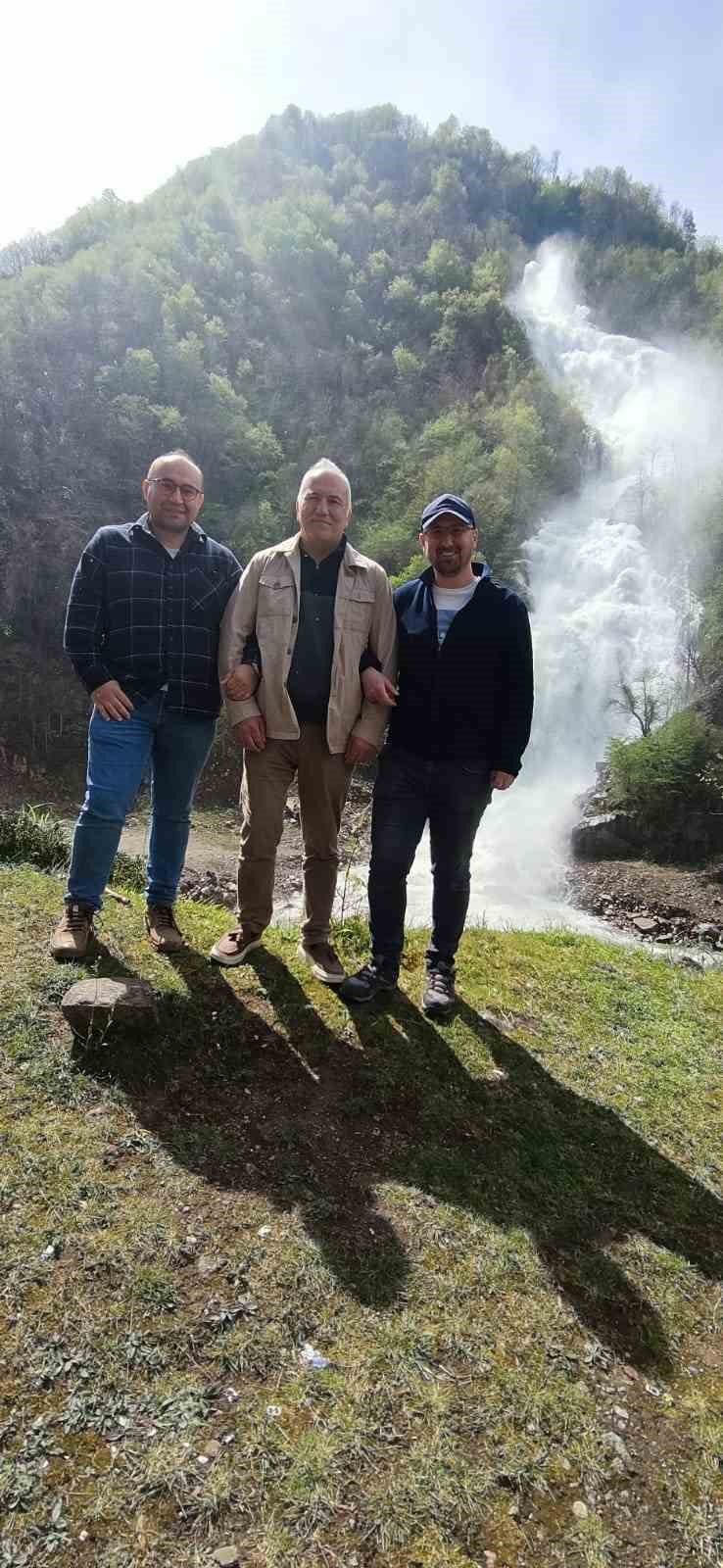 Giresun’da yapay şelale ilgi görüyor