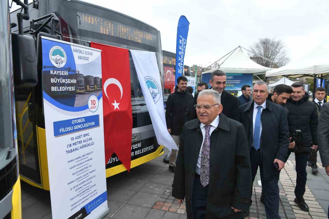 Kayseri Büyükşehir, Otobüs Filosunu Gençleştiriyor