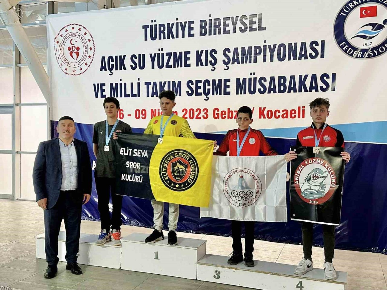 Körfezli yüzücüler milli takım kamp kadrosuna seçildi