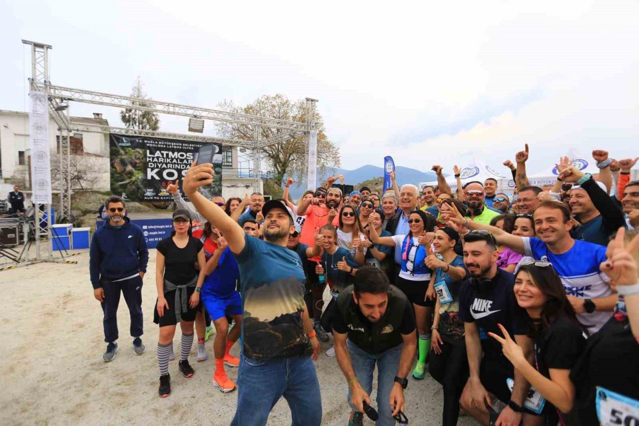 Uluslararası Latmos maratonu koşuldu