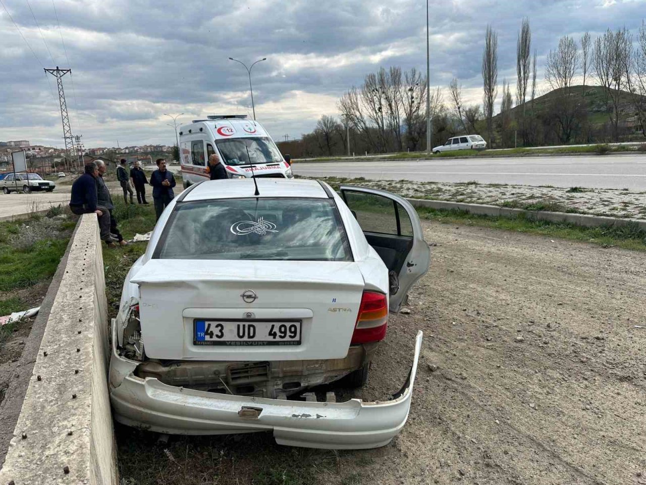 Tavşanlı’da trafik kazası: 1 yaralı