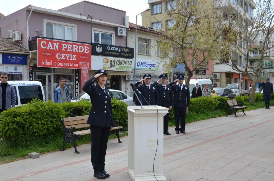 Polis Teşkilatı’nın kuruluş yıl dönümü Gömeç’te kutlandı