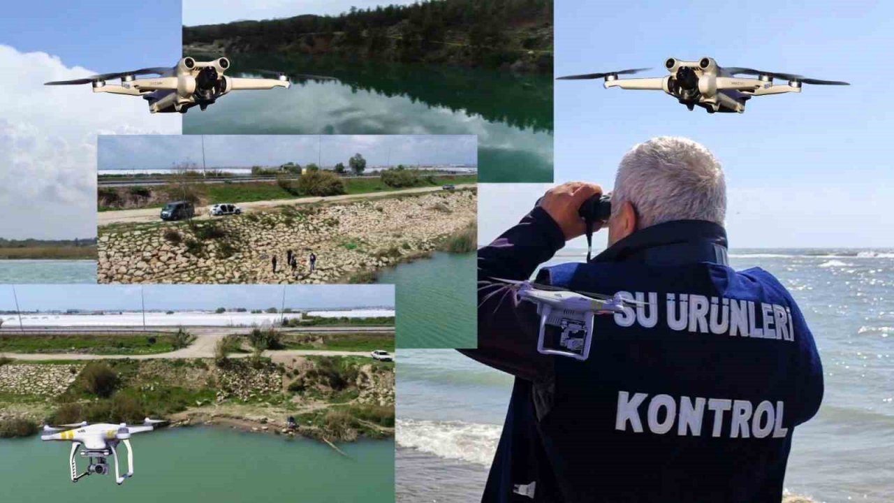 İHA’lar yasa dışı avlanan balıkçıların peşinde