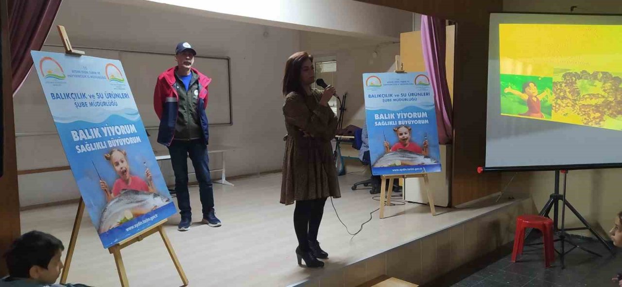 Aydın’da öğrencilere su ürünleri eğitimi verildi