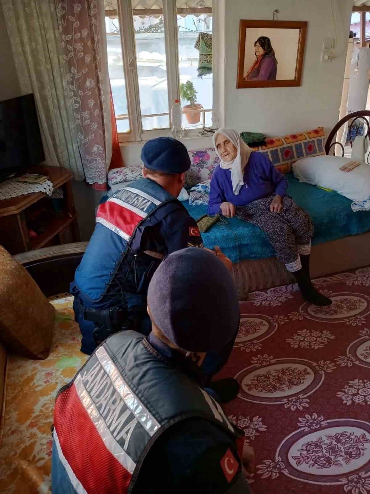 Jandarmadan yaşlı çınarlara saygı