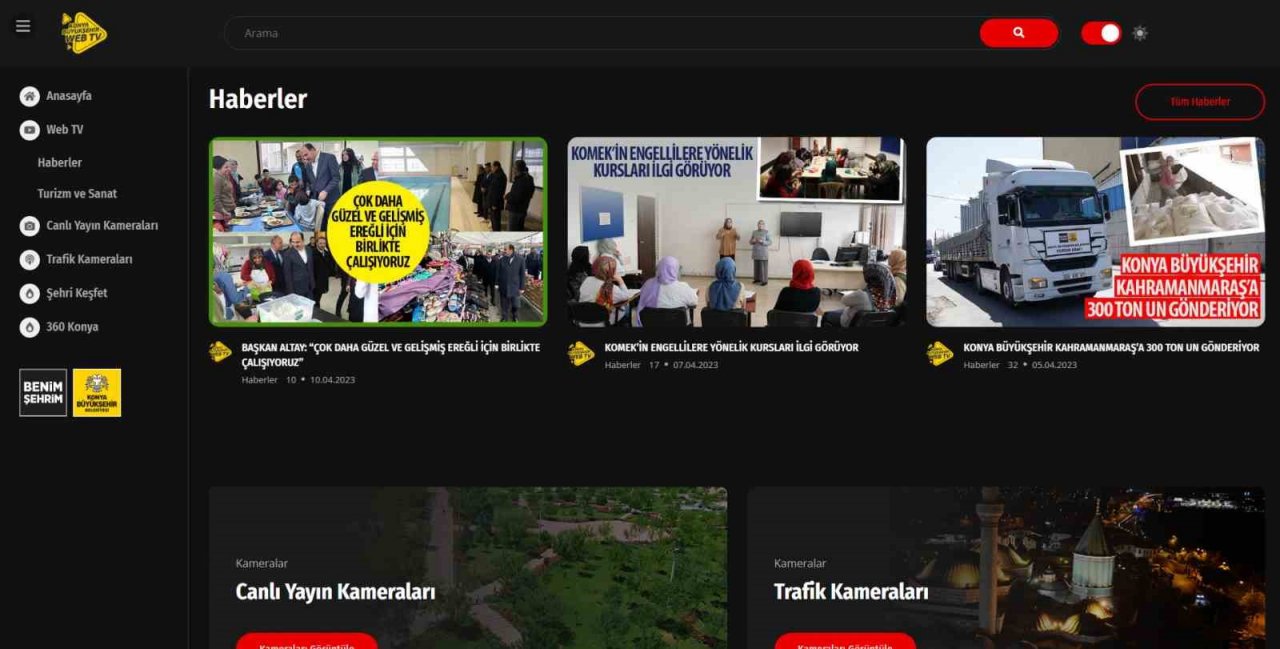 Konya BüyükşehirTV yeni yüzüyle hizmet veriyor