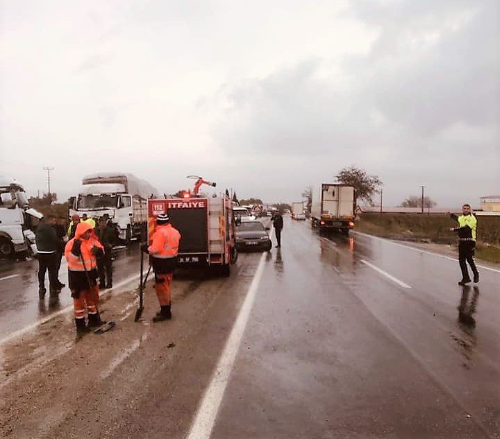 Denizli’de son 1 haftada 110 trafik kazası meydana geldi