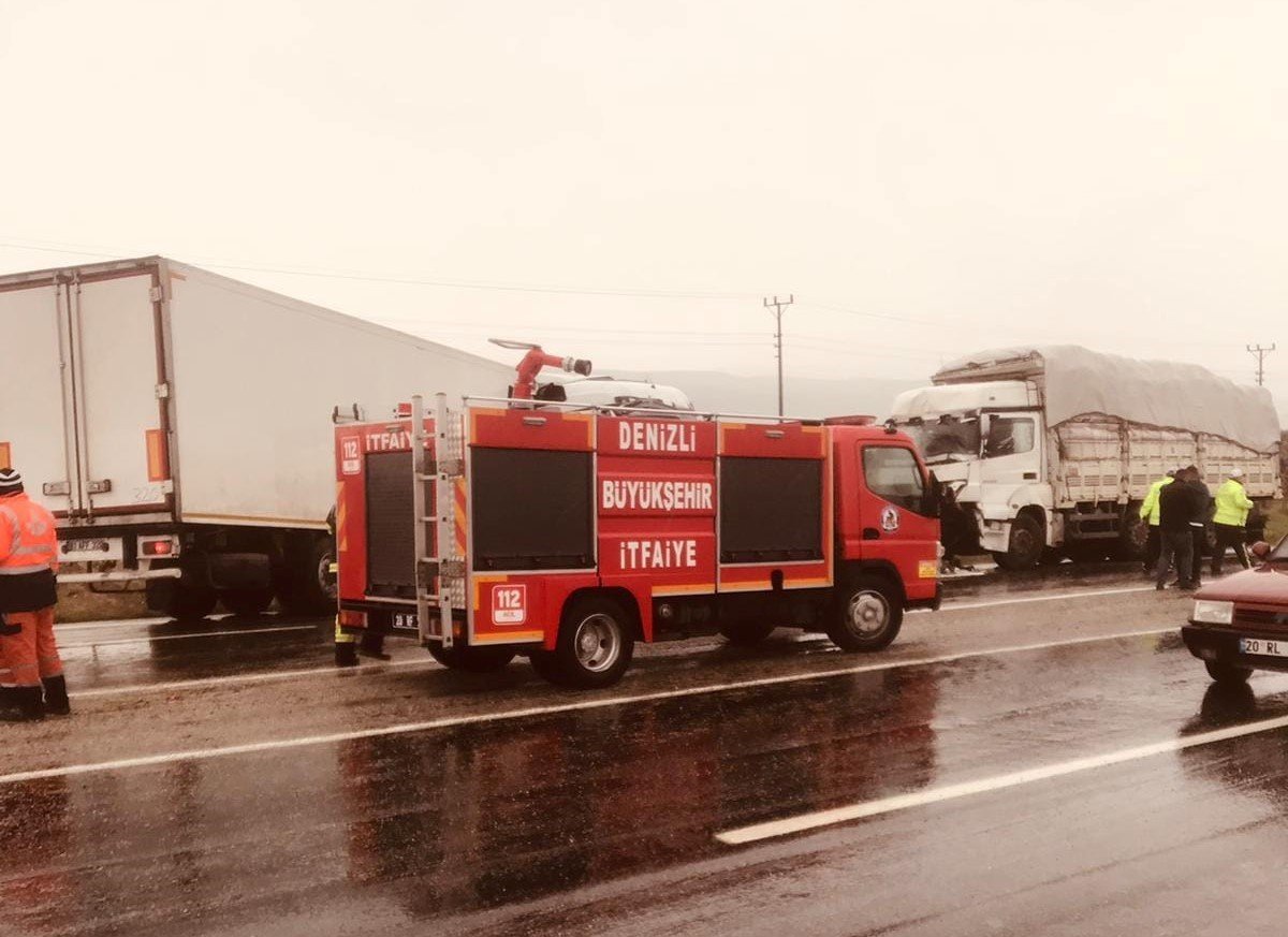 Denizli’de son 1 haftada 110 trafik kazası meydana geldi