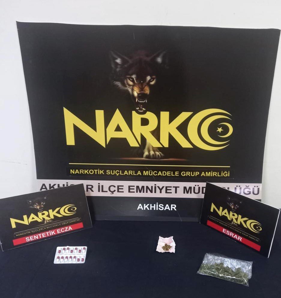 Manisa’da uyuşturucu operasyonlarında 2 tutuklama