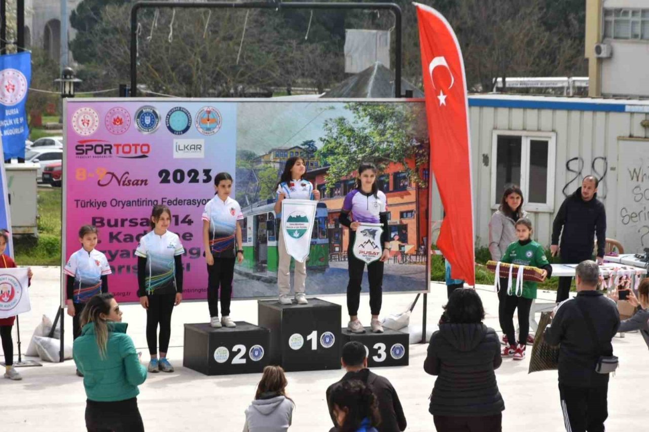 İnönü Belediyesi 2. Kademe Bursa Oryantiring Yarışlarına damga vurdu