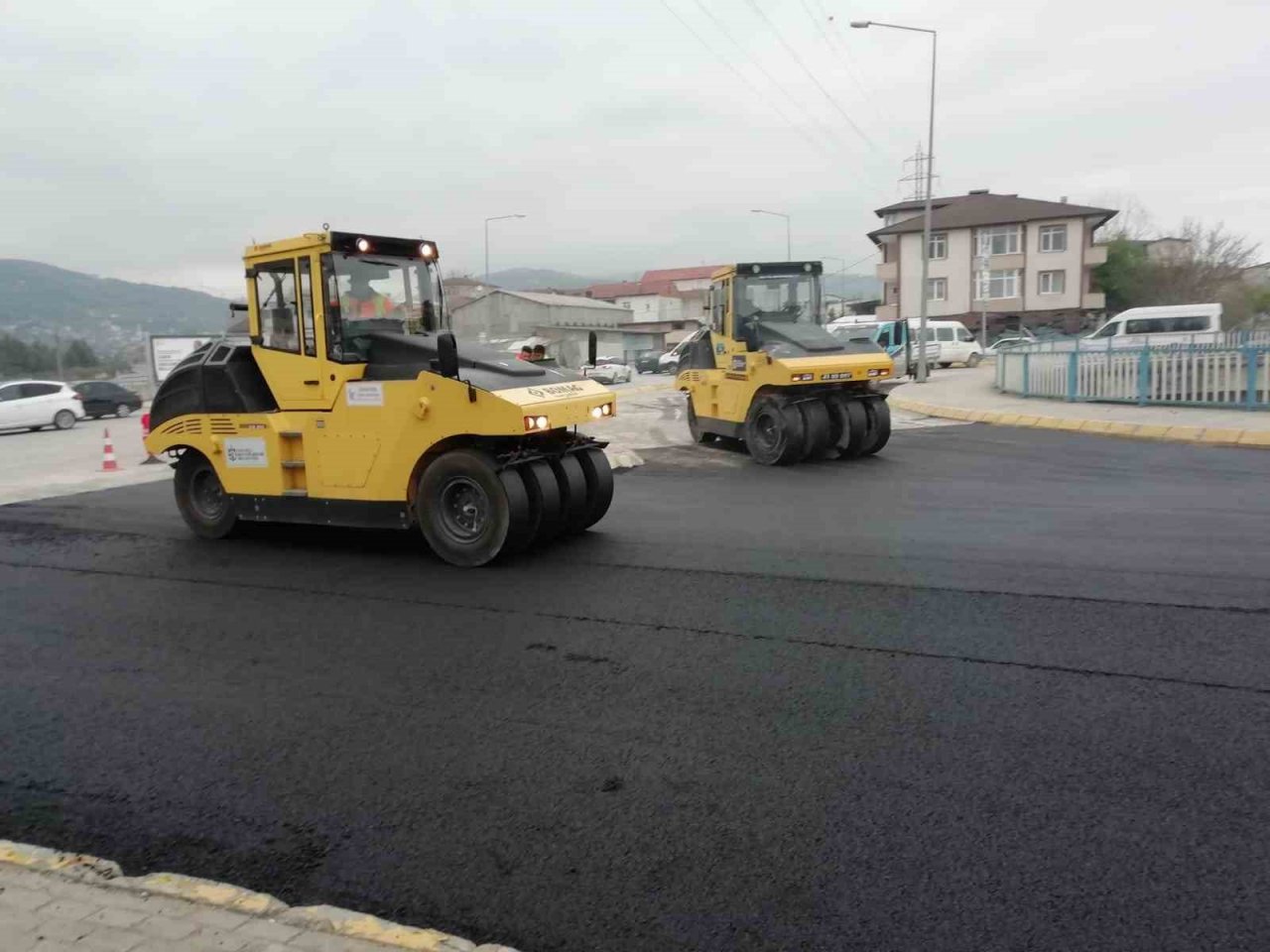 Fabrikalar bölgesinde asfalt seferberliği