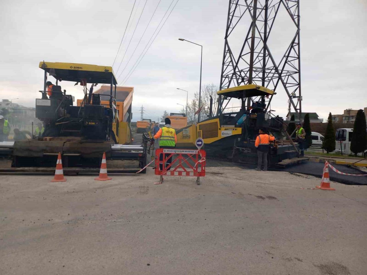 Fabrikalar bölgesinde asfalt seferberliği