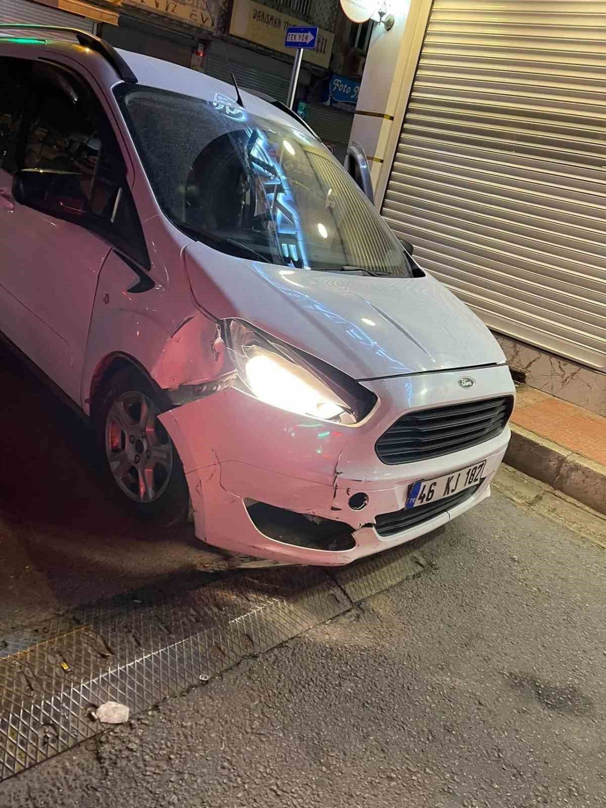 Nusaybin’de maddi hasarlı kaza