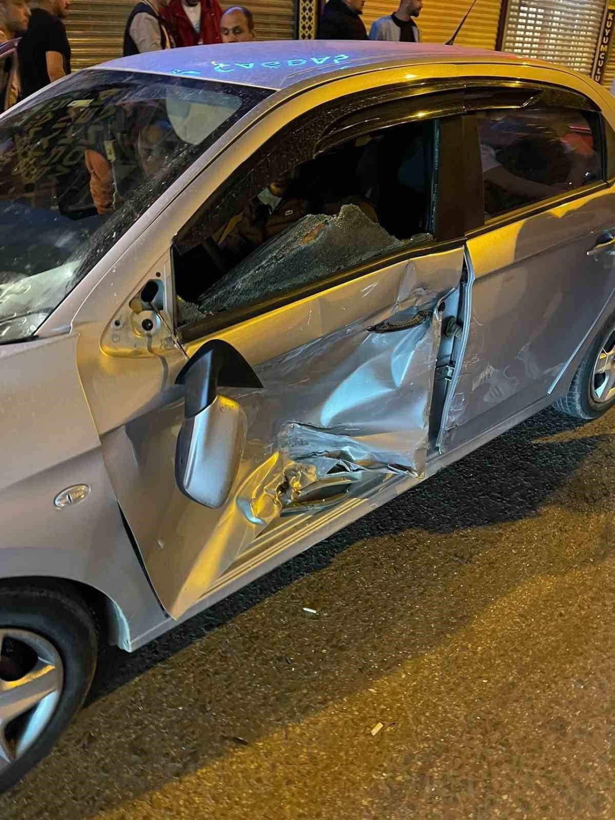 Nusaybin’de maddi hasarlı kaza