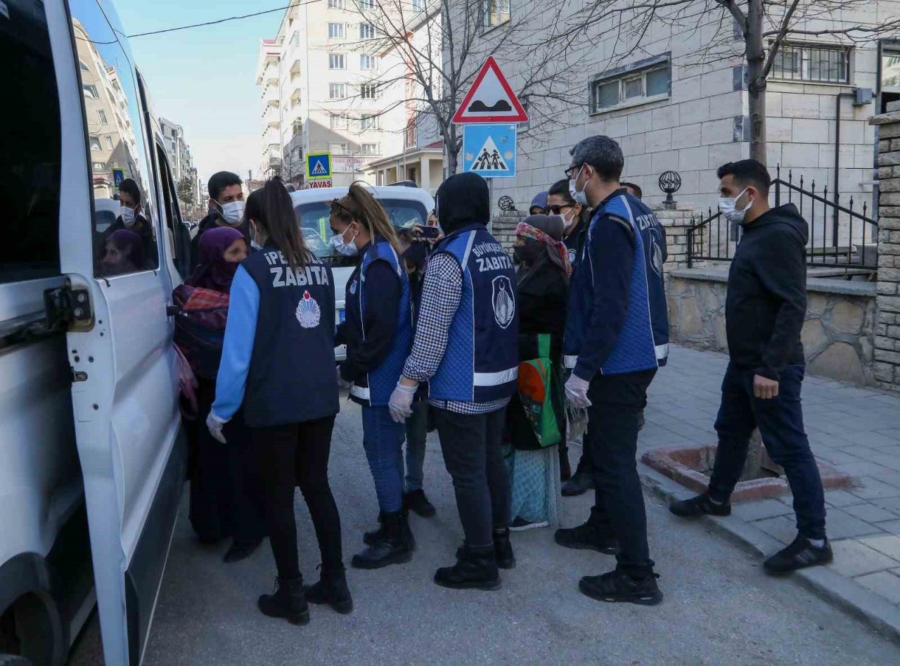 Van’da dilenci uygulaması